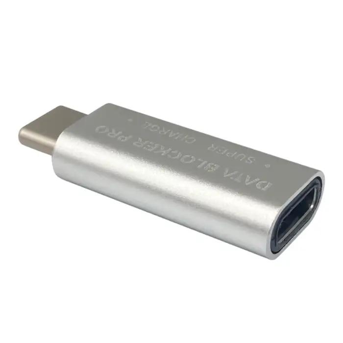Bloqueur de données USB-C pour charge rapide et sécurisée sans transfert de données - convient aux particuliers et utilisateurs fréquents - protection contre juice jacking - compatible avec la plupart des appareils USB-C