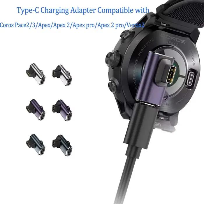 Convertisseur pour chargeur Coros Pace 2/Pace 3 USB-C/A/Adaptateur de charge