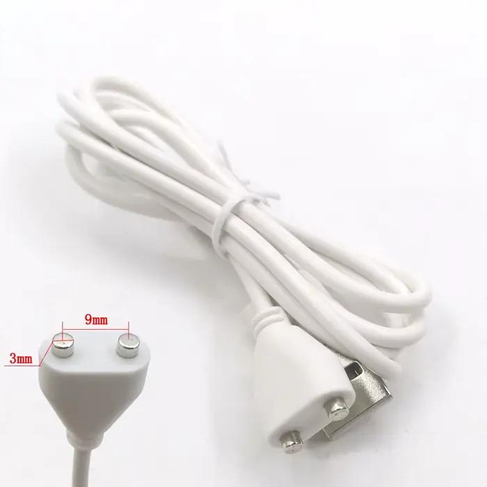 Câble magnétique LAJQTAO 2pin centre 5mm pour charge rapide et sûre des appareils intelligents et instruments de beauté occasions spéciales