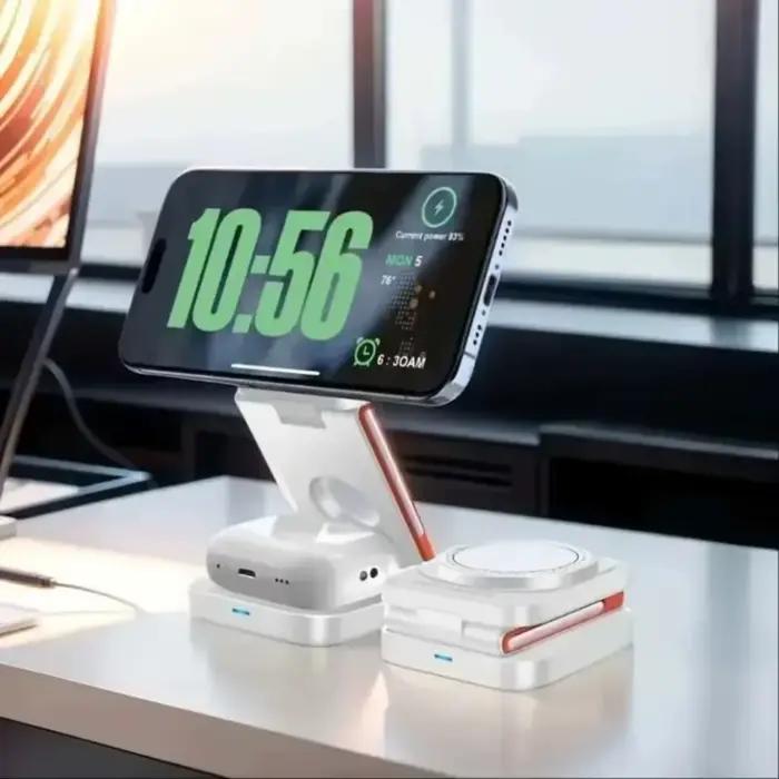 Station de charge sans fil multifonction 3-en-1