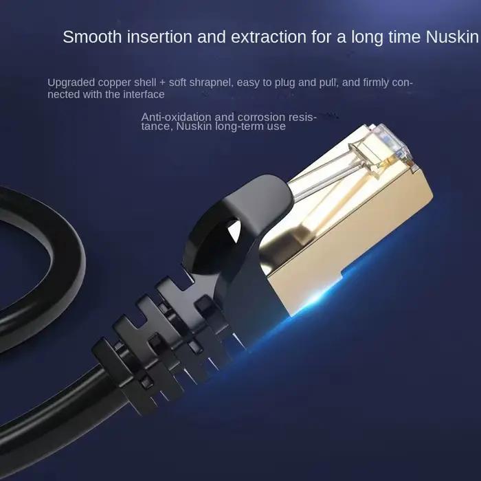Câble Ethernet Cat6 Gigabit haute vitesse 1000Mbps