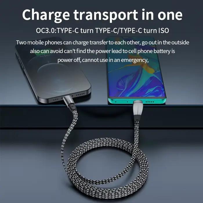 PD 60W câble de charge rapide type C vers