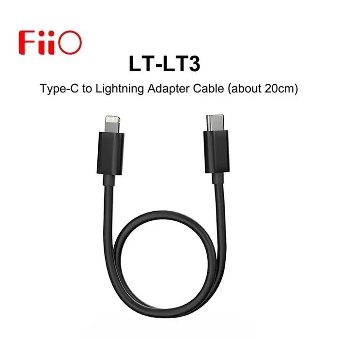 Câble de données FiiO LT-LT2 LT-LT3 LT-LT4 LT vers type-c pour appareils iOS avec USB-C DAC/AMP 10 cm 20 cm 50 cm augmentation qualité sonore musique MP3 MP4 connectivité mobile