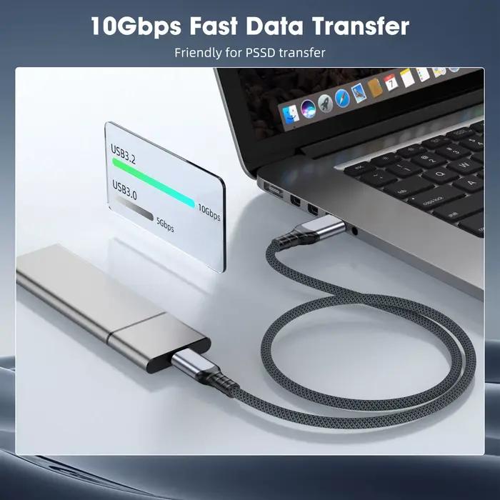 Câble USB 3.2 Gen2 vers Type C