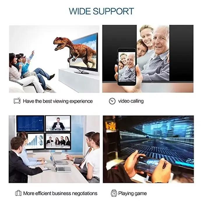 Câble USB C vers DVI complet 1080P type-c DVI 24 + 1 24 + 5 adaptateur convertisseur pour PC portable tablette téléphone