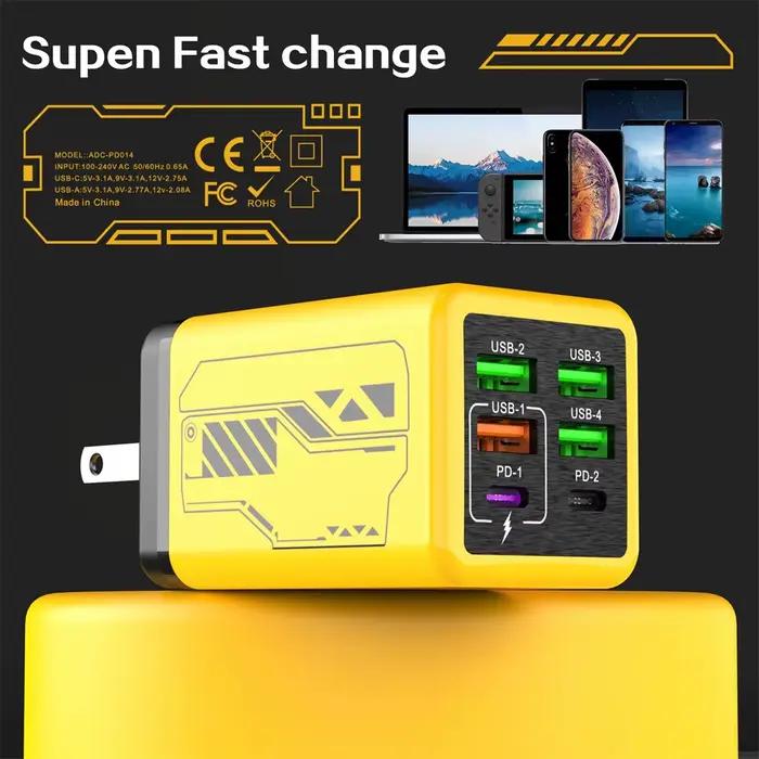 Chargeur Type C 6 en 1 240W