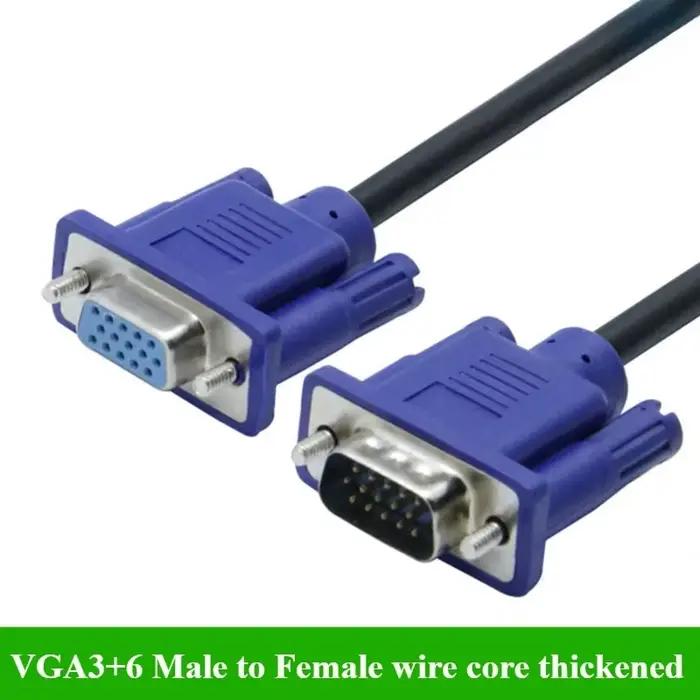 Câble VGA vers VGA 15 broches Mâle-Mâle/Femelle