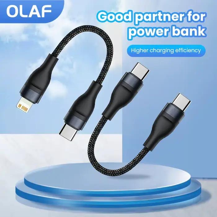 Olaf 25 cm USB Type C vers USB C câble de charge rapide USB IOS
