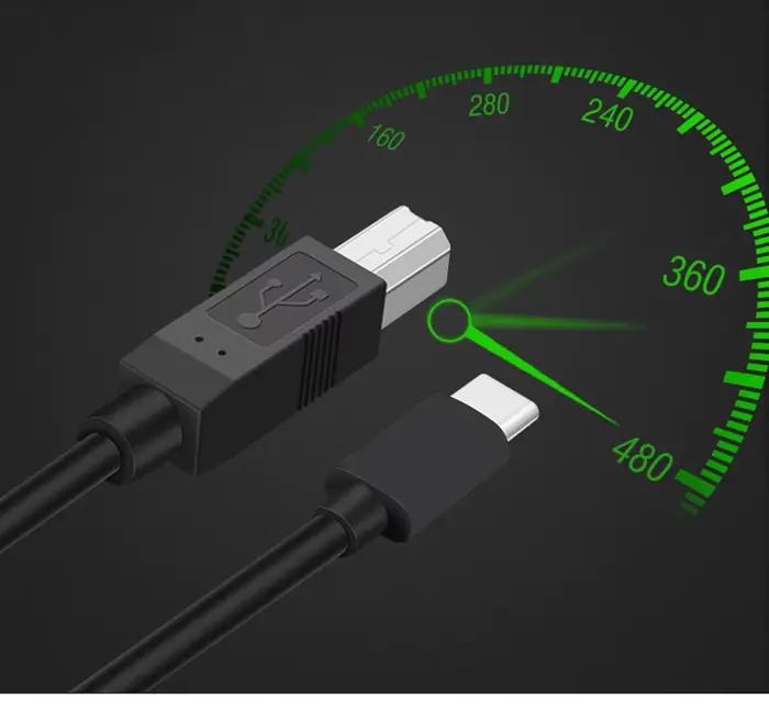 Câble d'imprimante USB-C USB 2.0