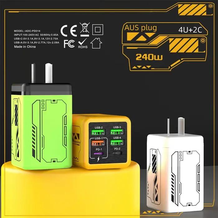 Chargeur Type C 6 en 1 240W