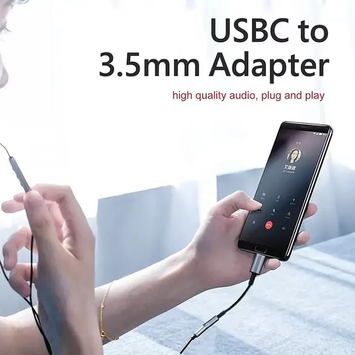 Adaptateur d'écouteur USB Type C à 3.5 Jack USB-C 3 5mm Convertisseur de câble audio pour IPhone 15 15 Pro MAX Samsung Galaxy Huawei Xiaomi