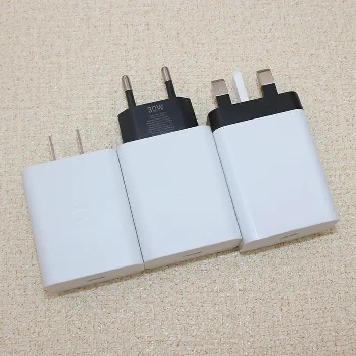 Pour Google Pixel Charge rapide 30W PD chargeur adaptateur d'alimentation de voyage avec 1M USB C à Type C câble