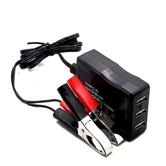 Chargeur de téléphone portable multi-ports 12v 24v