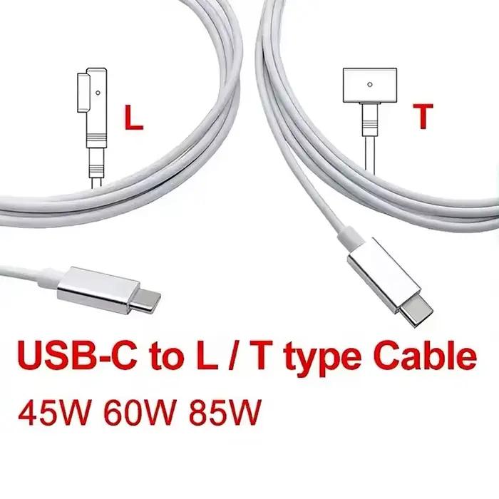 Nouveau chargeur pour ordinateur portable pour Macbook Pro Air Adaptateur mag 1 mag 2 45W 60W 85W A1278 A1286 A1465 A1466 A1425 A1502 A1398 Câble USB-C