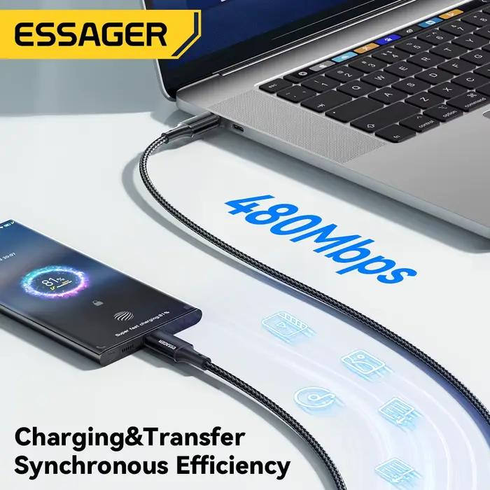 Essager PD 100W Type C à C câble USB type-c 5A