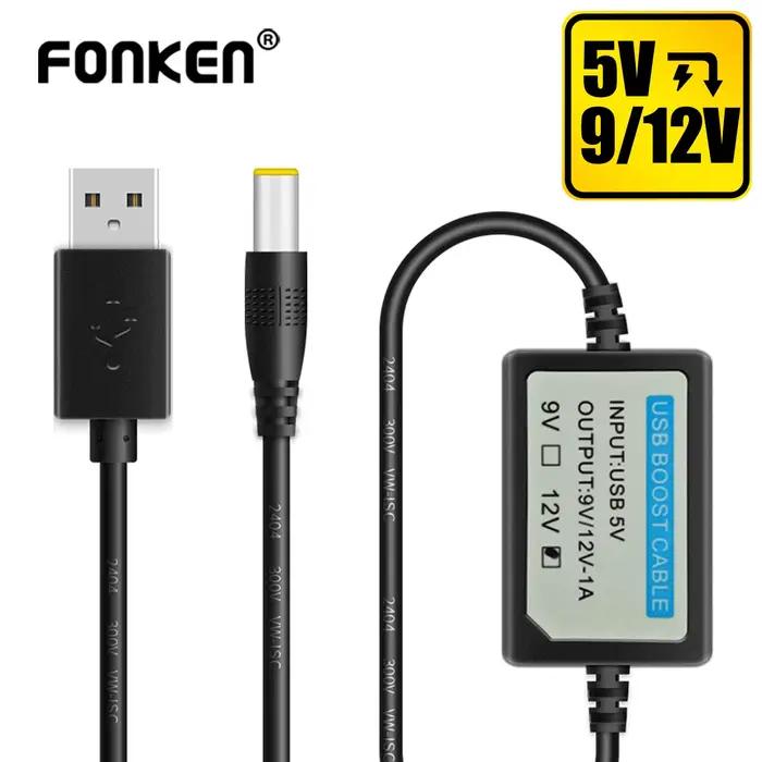 Câble USB DC 5V à DC 9V/12V