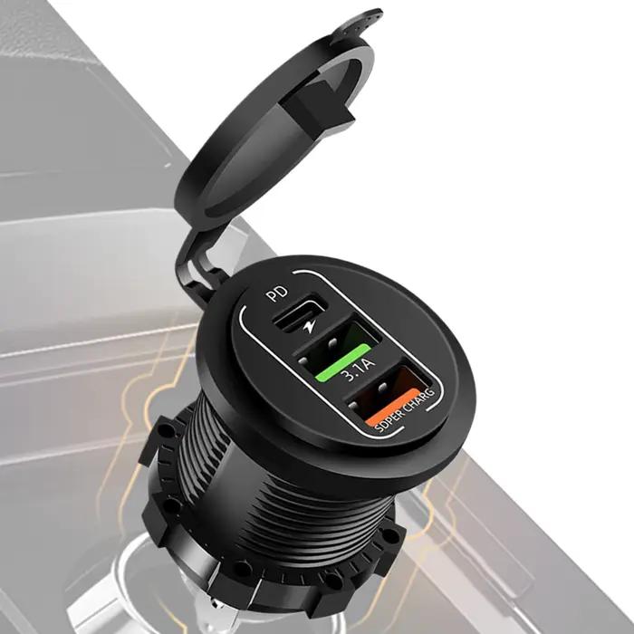 Prise de chargeur de voiture QC3.0