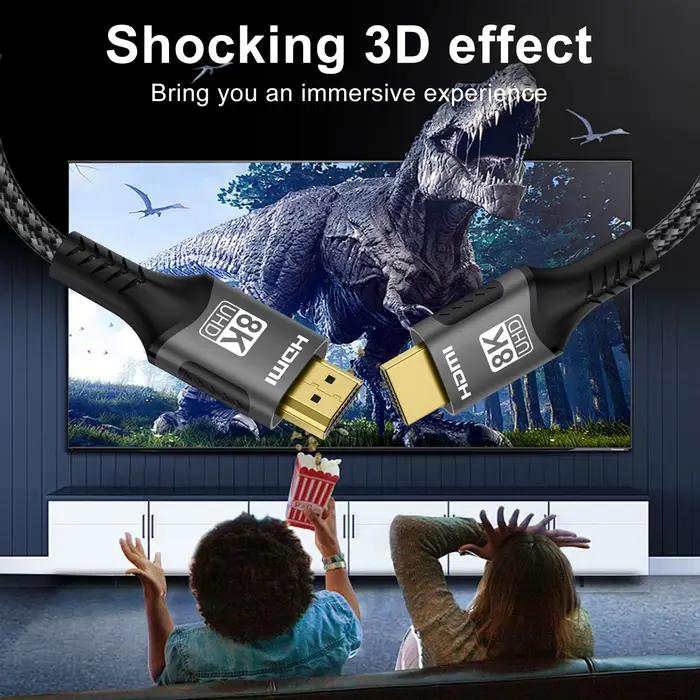 Câble HDMI 2.1 FDBRO 8K @ 60Hz 4K @ 120Hz