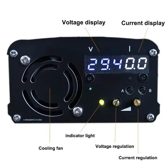 Chargeur Lifepo4 29.2V 14.6V 5A 10A 20A AC100-240V pour réseau