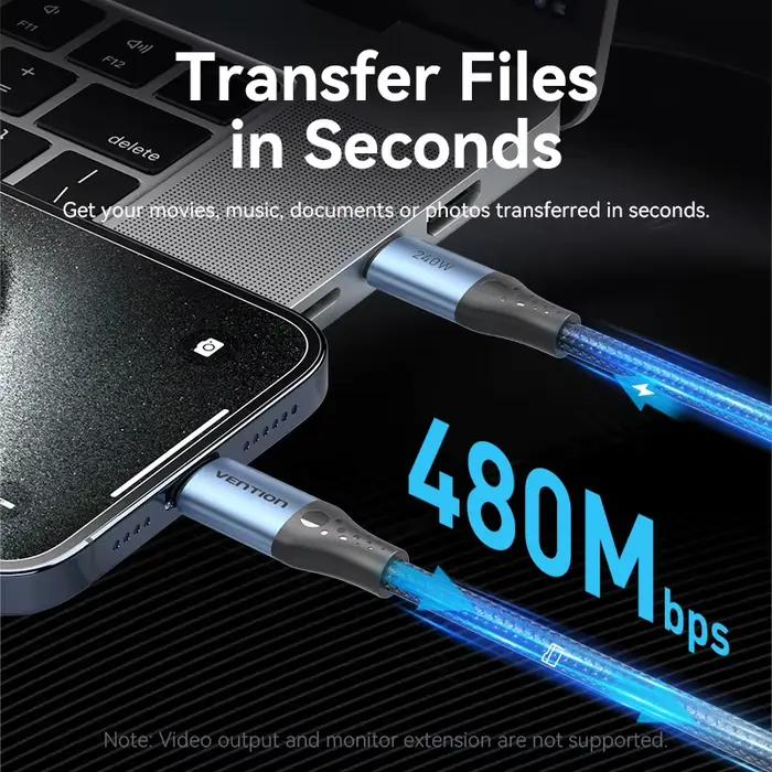 Câble USB-C Vention 240W