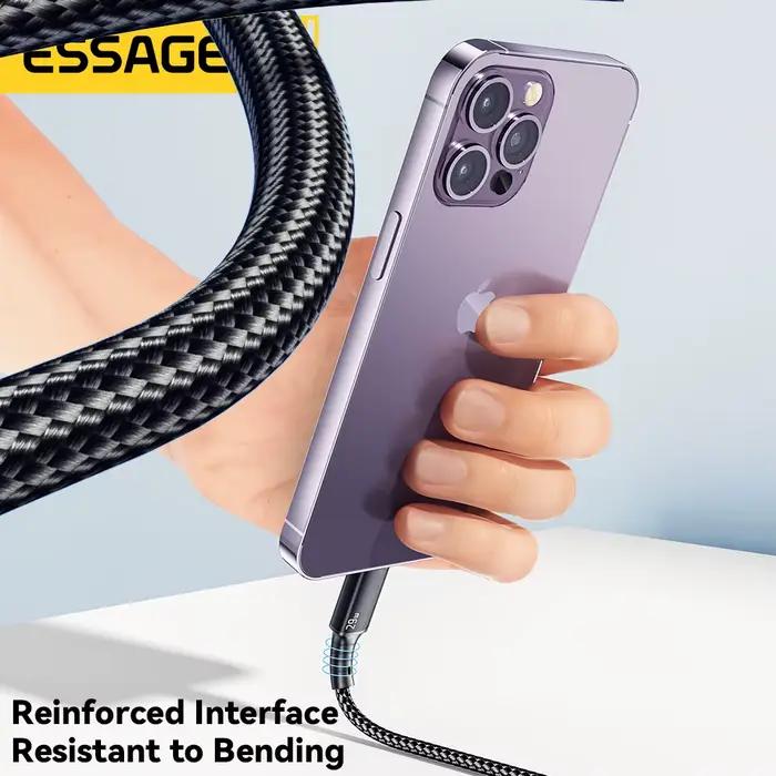 Câble USB C Essager pour IPhone 14 13 12 11 pro Max Xs Plus 29W