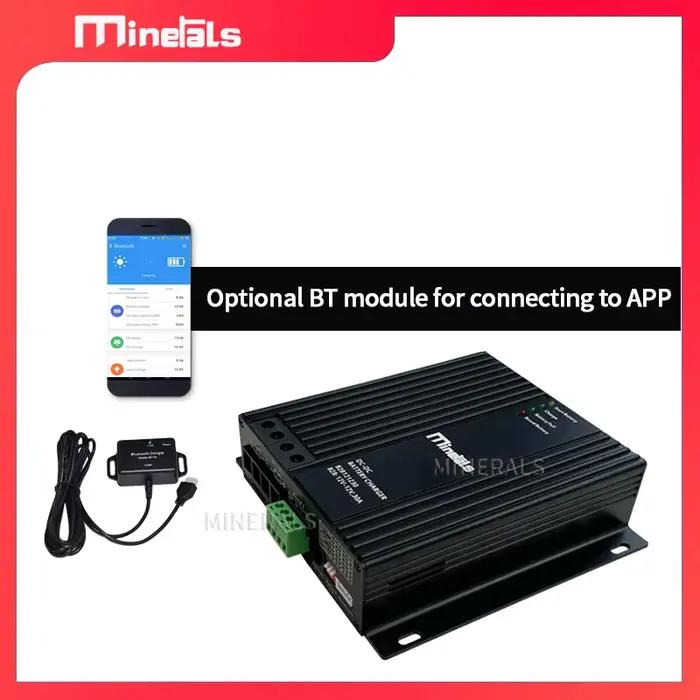 Chargeur intelligent 12V DC 30A avec Bluetooth et compensation de température LCD pour camping-car et bateau à vapeur