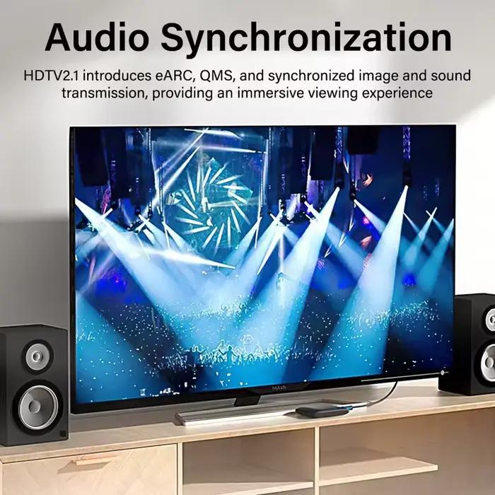 Câble HDMI 2.1 8K 4K@120Hz pour expérience multimédia immersive et fluide occasion spéciale gaming cinéma