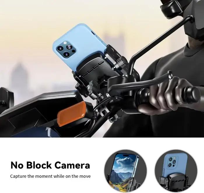 1S support de téléphone pour moto à verrouillage rapide 36W USB Type C charge
