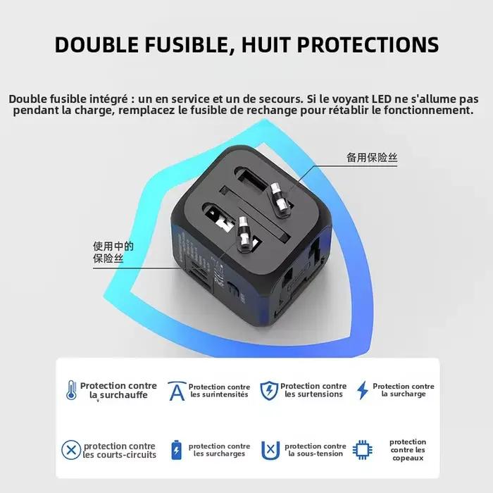 Adaptateur de voyage universel
