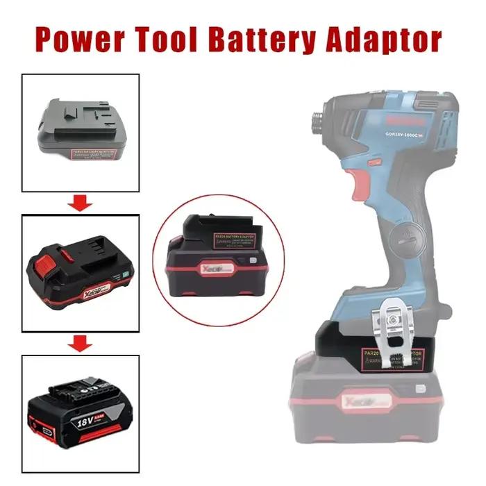 Adaptateur de batterie pour outils électriques Parkside 20V Lithium
