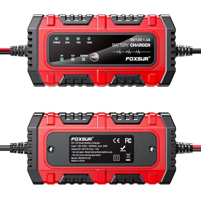 Chargeur et mainteneur de batterie de moto 12V