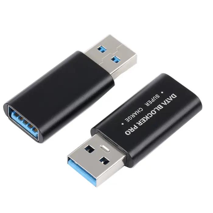 Bouclier USB Charge uniquement sans données Extension femelle adaptateur de chargeur USB bloqueur