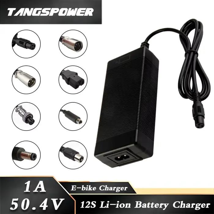 Chargeur de batterie au Lithium 50.4V 1A 12S pour batterie Li-ion