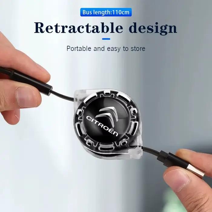 Câble de chargement Micro USB Type C 3 en 1
