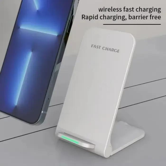 Support de chargeur sans fil pour iPhone 17 16 15 14 13 12 Pro, Samsung, Xiaomi – Station de charge rapide à induction
