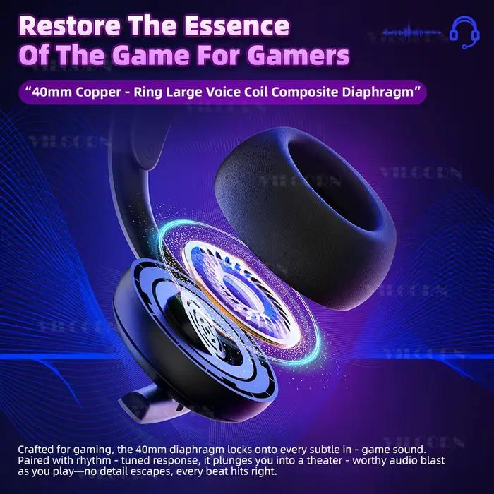 【2.4G sans fil/filaire/BT】 casque de jeu pour PS5/PS4/PC eSports