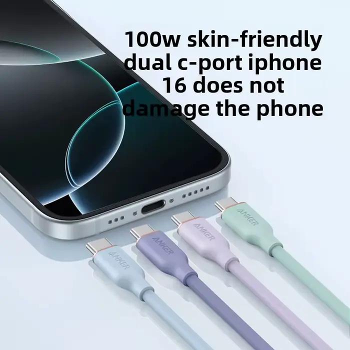 ANKER double tête Typec 240W câble de données PD3.1