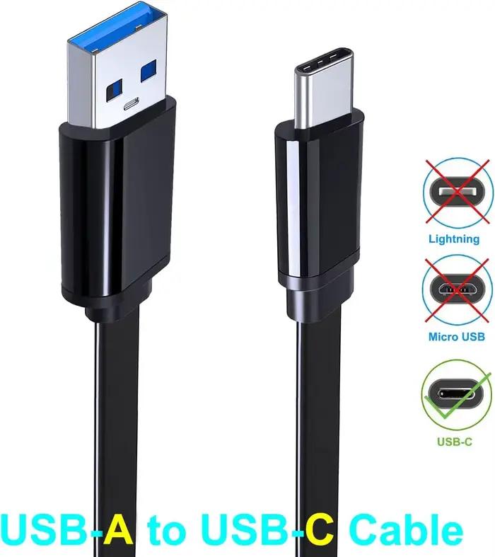 Câble USB C Android Auto de conception plate