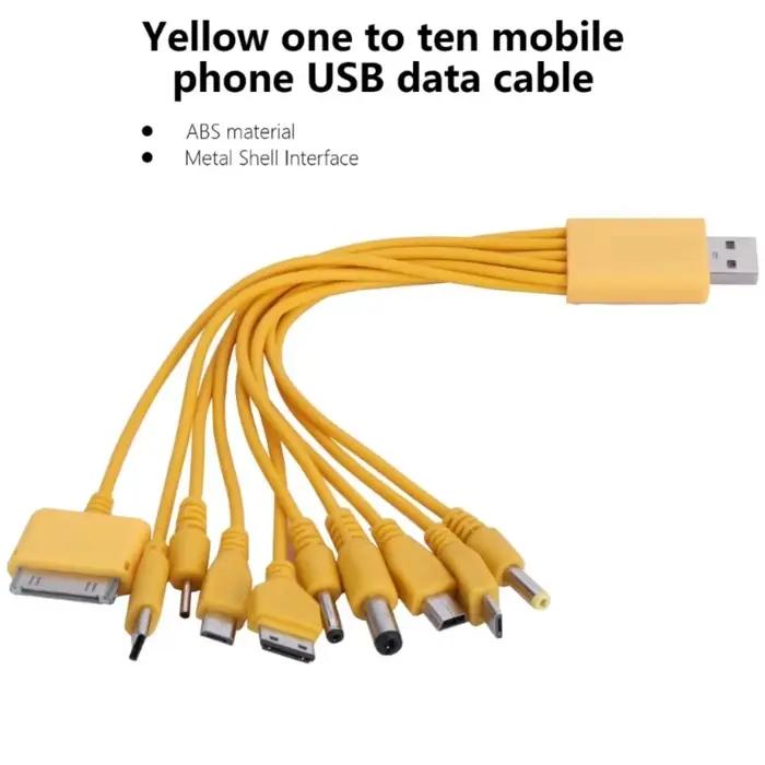 NNBILI 10 en 1 câble multi chargeur Micro USB