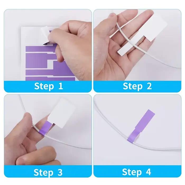 Nouveau 8 pièces étiquettes de câble