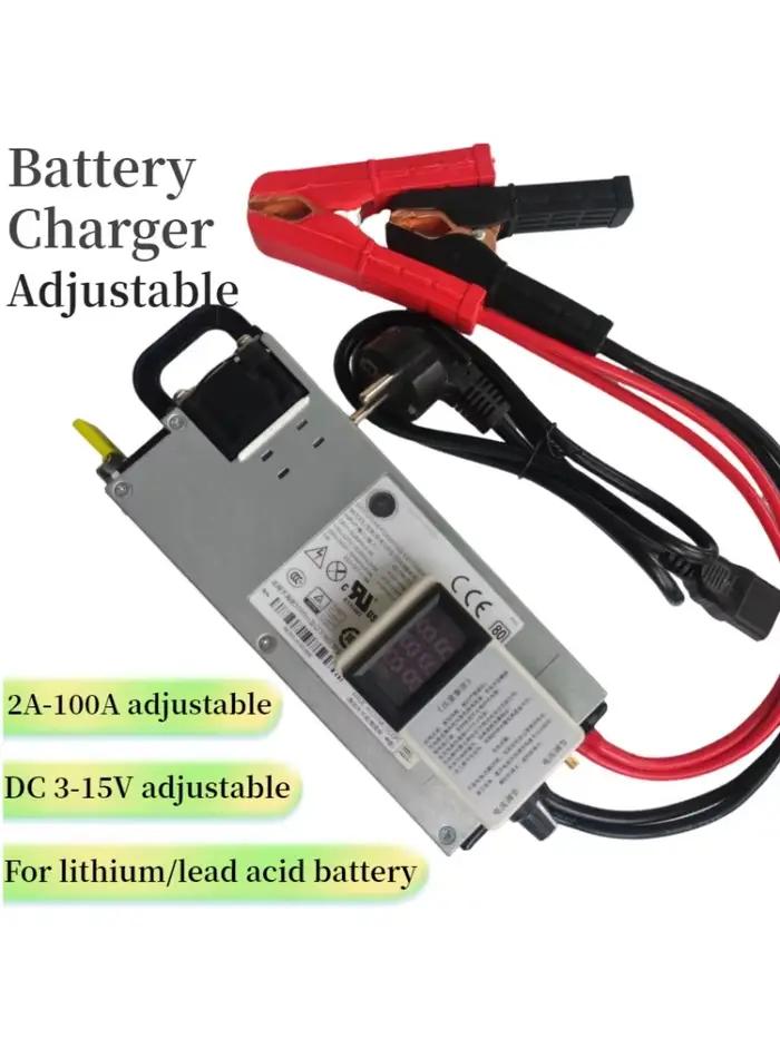 3-15V 3-100A 12V 100A chargeur réglable 14.6V