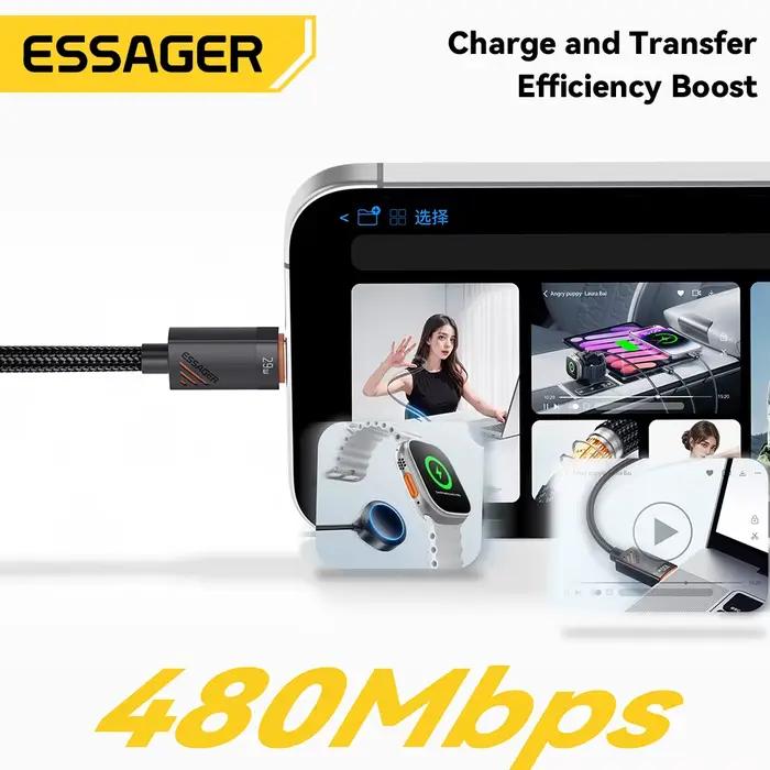 Essager – câble USB C vers Lightning PD 29W