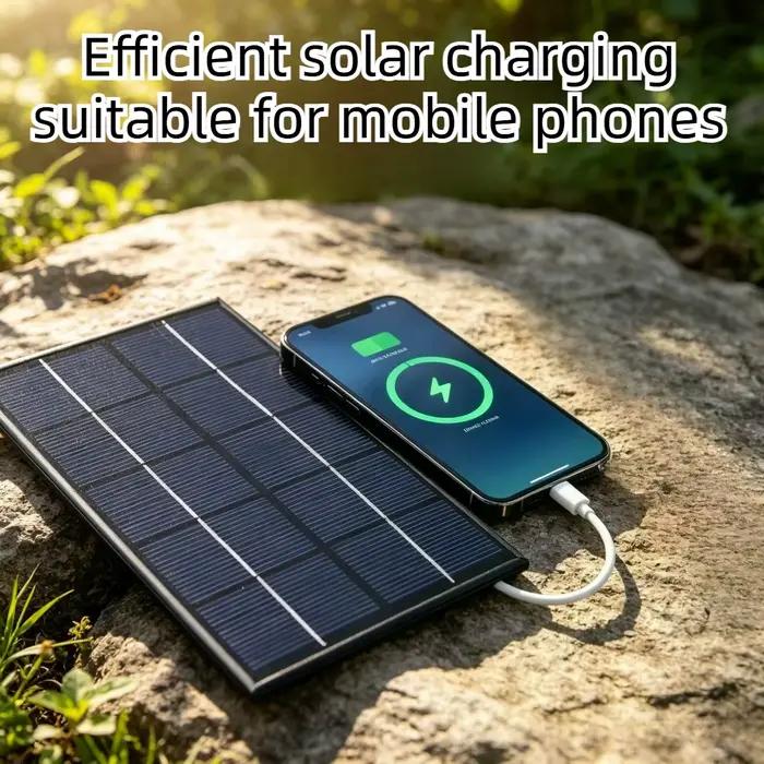 Chargeur solaire portable pour camping-car 5V à tension stable IP65