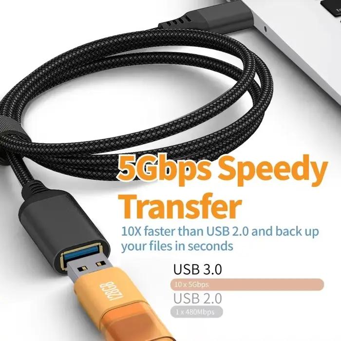 Câble d'extension USB 3.0 mâle vers femelle