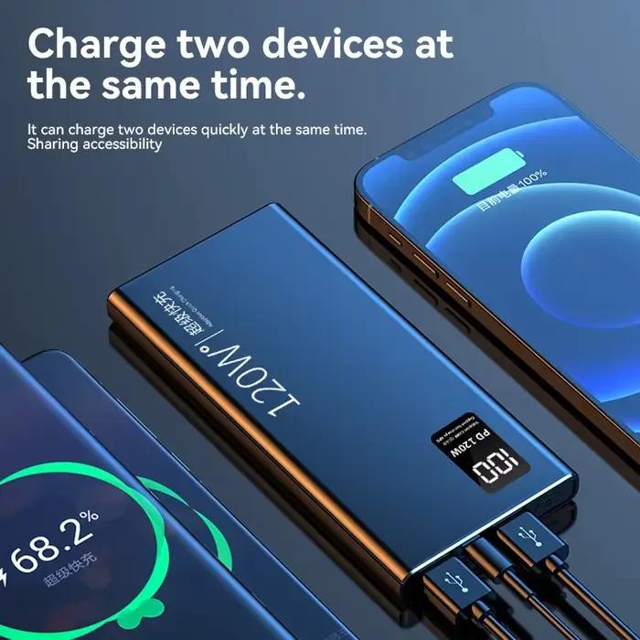 Batterie externe 80000mAh 120W
