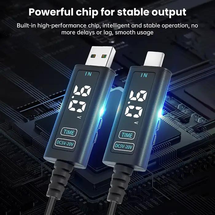 Câble élévateur USB DC 5V 12V 20V