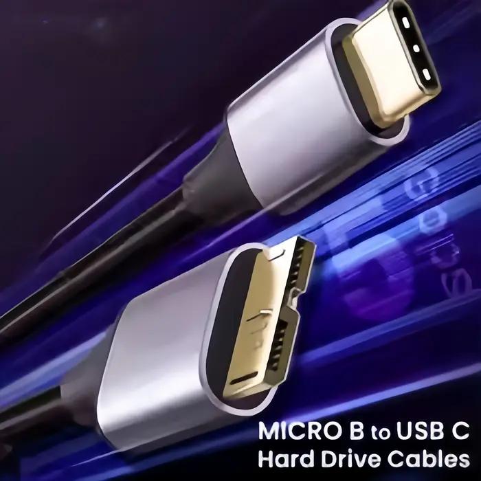 Câble USB C vers Micro B 3.0 (5Gbps)