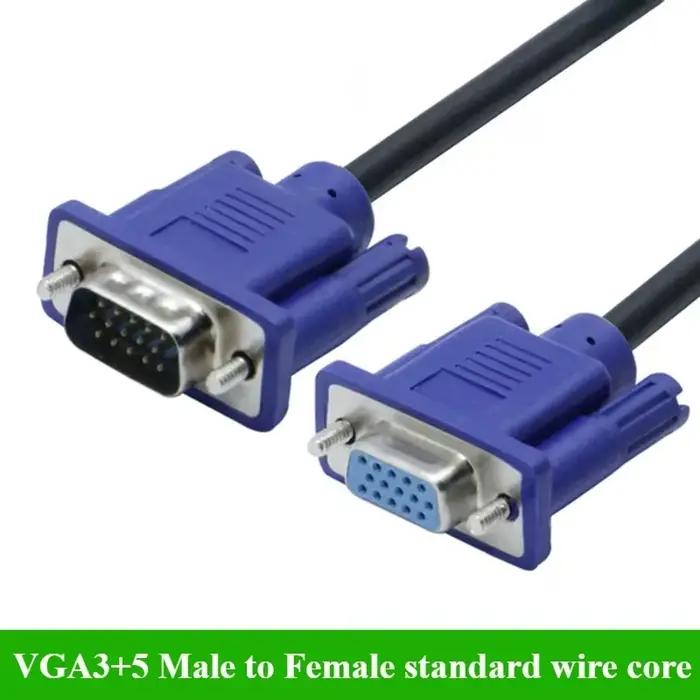 Câble VGA vers VGA 15 broches Mâle-Mâle/Femelle