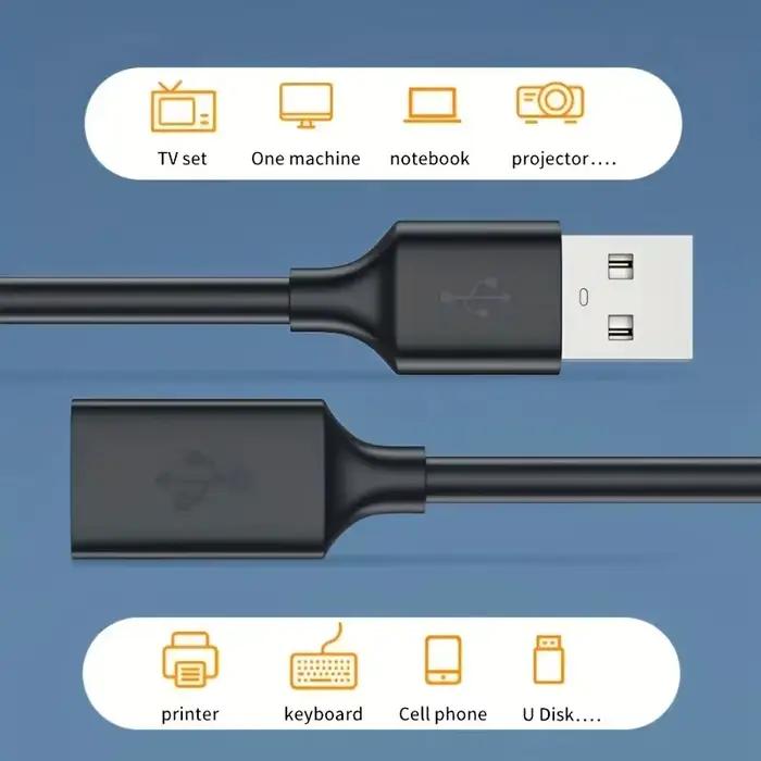 Câble d'extension USB mâle vers femelle
