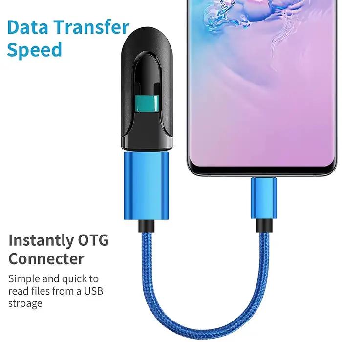 Adaptateur de câble Micro USB OTG mâle vers USB 2.0 femelle pour transfert de données facile pour Samsung S6 Xiaomi tablette PC Android occasions spéciales